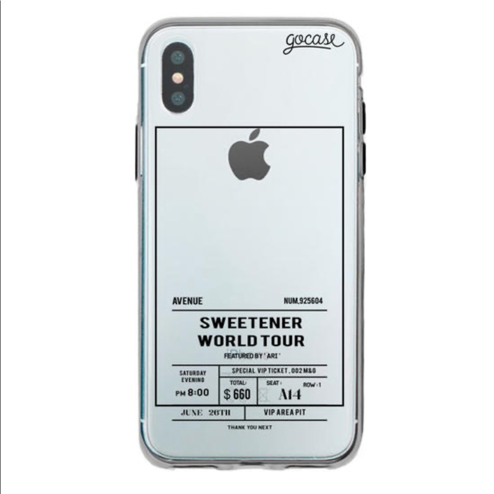 Ariana Grande SWT VIP M&G iPhone X/XS case